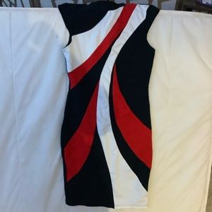 Size 10 Blue,Red,White junior dress